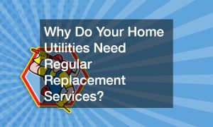 Why Do Your Home Utilities Need Regular Replacement Services?